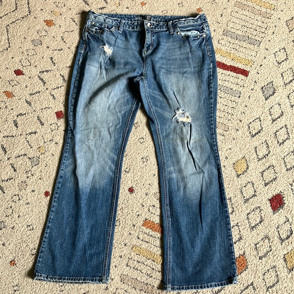 APT 9 bootcut low rise jeans size 18R